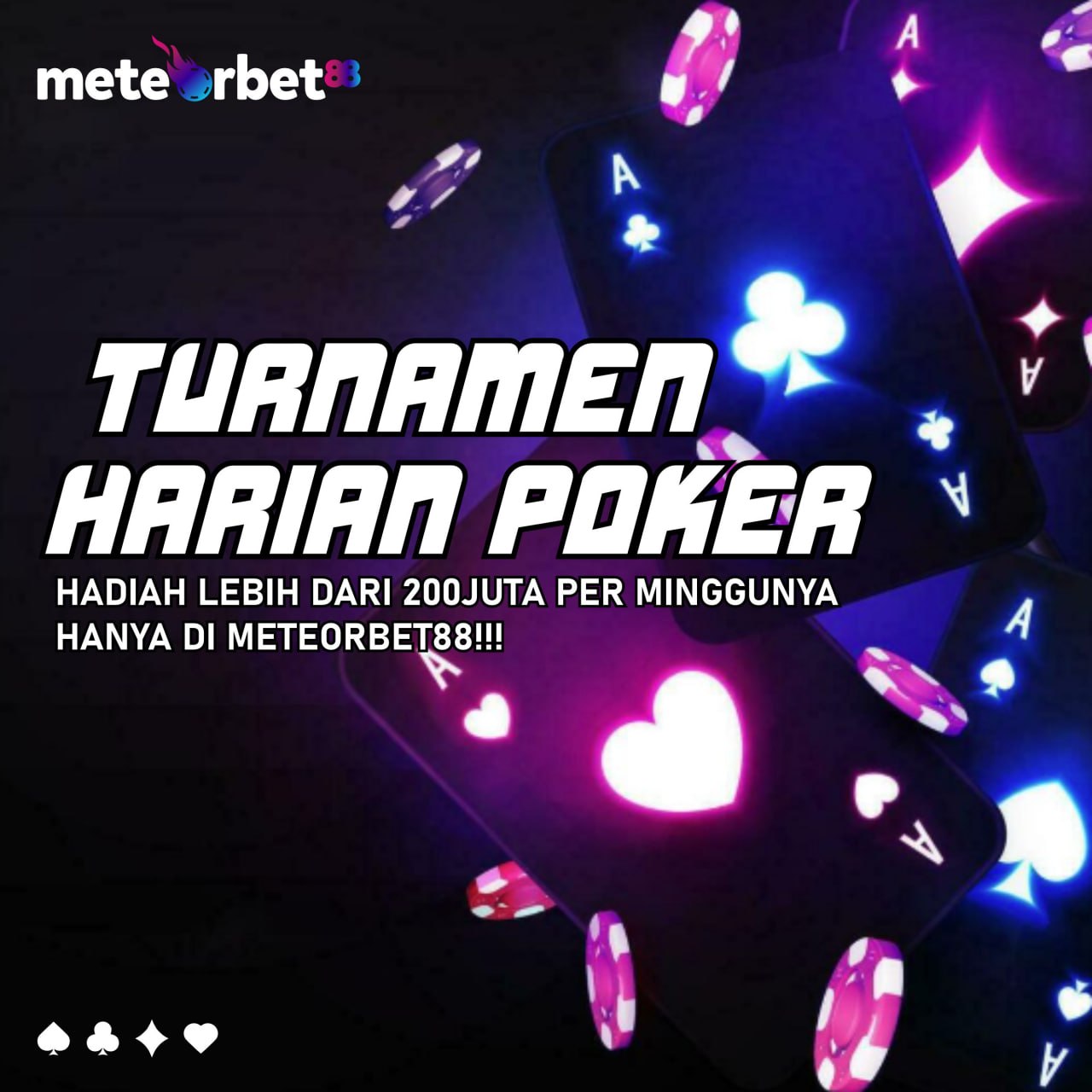 Banner turnamen harian poker Meteorbet88